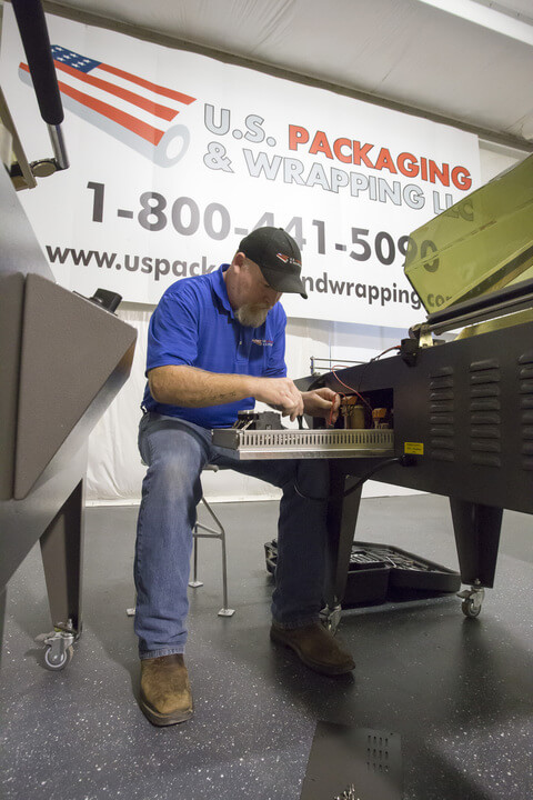 Packaging equipment repair services